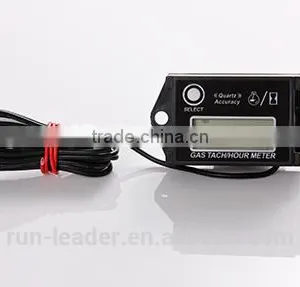 Digital Inductive Waterproof Tiny Tach Hour Meter Tachometer Used For Motocross Dirt Bike Boat Marine Generator thumbnail-3