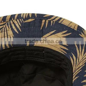 Custom Fashion Tie Dyed Marijuana Bucket Hat thumbnail-6