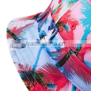 Colorful Funny Flat Top Custom Printed Bucket Hat thumbnail-4