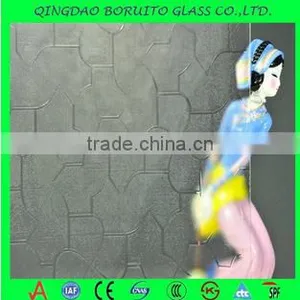 3MM 3.5MM 4MM 5MM 6MM Clear and Colored Karatachi Patterned Glass thumbnail-1