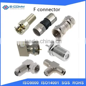 Coaxial Cable RG6 Compression F Plug Connector, Coaxial Cable Connector With Cheap Price thumbnail-2