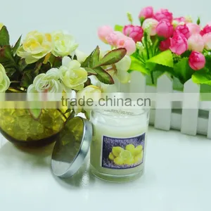 Scented Candle in Glass Jar With Metal Lid thumbnail-1