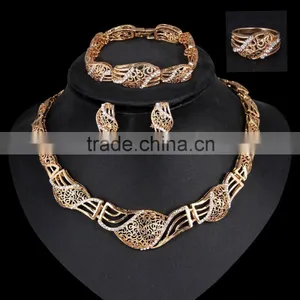 2016,Direct Wholesale Costume Jewelry China Good Pakistani Gold Jewelry Sets thumbnail-2