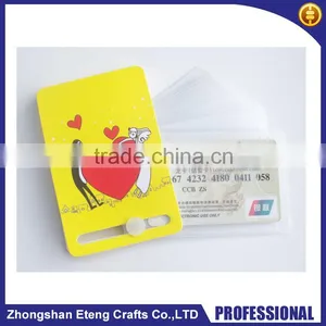 Fashion Lovely Custom Printed Gifts Plastic Swivel Card Holder With Your Own Logo thumbnail-1