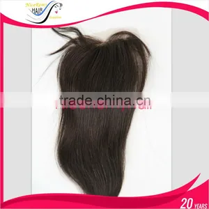 100% Human Hair Virgin Remy Silk Lace Top Closures thumbnail-1