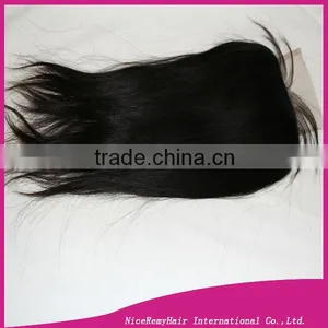 AAAA Top Level 100% Chinese Virgin Full Hand Tied Lace Silk Top Closure thumbnail-1
