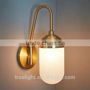 Loft Industrial Vintage Wall Light With Glass and Brass Metal Wall Light Lamp Lights thumbnail-1