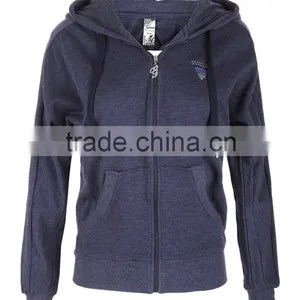Plain High Quality Hoodies With Zipper thumbnail-4