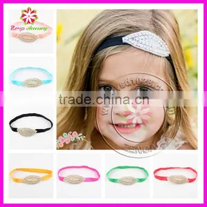 Rhinestone Applique Hair Band, Girls Rhinestone Headband, Rhinestone Hairband thumbnail-2