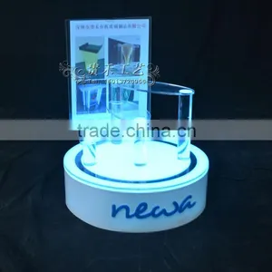 Acrylic Cosmetic Display Stand Round Makeup Display Rack thumbnail-6