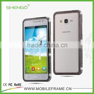 Newest Design Hot Selling Diamond Metal Bumper Phone Case for Samsung G530 thumbnail-4