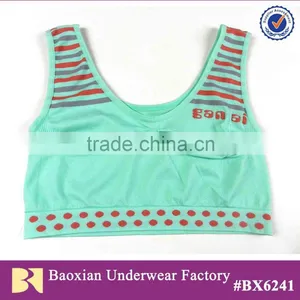 Nylon/Spandex Seamless Lady Bra thumbnail-1