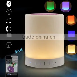 Rechargeable Battery Music Mini Wireless Bluetooth Speaker With Led Light thumbnail-1
