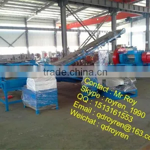 Automatic Waste Tire Recycling Line Sepsrsting the Fiber and Rubber Powder thumbnail-5