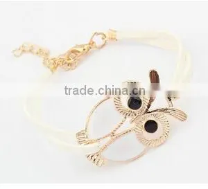 >>New Arrival SW16481 Cute Promotion Owl Charm Bracelet/ thumbnail-3