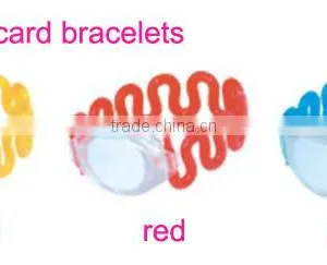 125KHZ Plastic RFID Card EM4100 Bracelet/proximity ID Card Wristbands(EM03) thumbnail-1