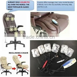 Wireless Remote Modern Office Massage Chair With 6 Points Popular in UK Europe Quality Choice thumbnail-3