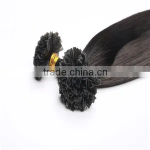 Best Quality u Tip Keratin Pre Bonded Hair Extension,pre-bonded Remy Hair Extension U Tip thumbnail-2