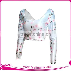 Hot Factory Price Cheap Wholesale Blank Plain Crop Tops Quality Choice thumbnail-2