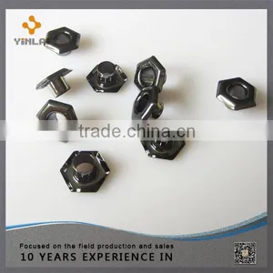 Black Brass Shoe Lace Eyelets thumbnail-2