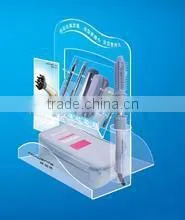 Popular Custom Design! Countertop Acrylic Wooden Cosmetic Display Stand With Experienced Factory Made thumbnail-1