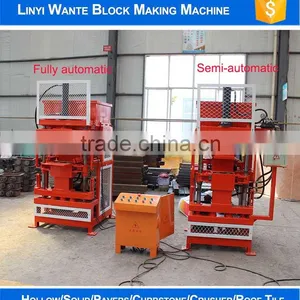 WANTE MACHINERY WT1-10 Eco Interlocking Brick Making Machine thumbnail-1