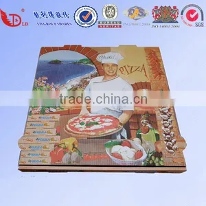 Corrugated Pizza Boxes E- Flute Paper Box thumbnail-1