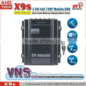 4ch H.264 Ahd Vehicle Black Box Ahd Dvr Supports Gps Wifi 3g 4G |X9s thumbnail-2