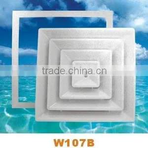 4 Way ABS Plastic Ceiling Air Diffuser thumbnail-1