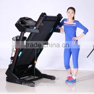 Motorized Treadmill Life Fitness With MP3 With 5 Inch Pandel New thumbnail-4
