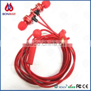 in Earphone Metal Earphone With Microphone and Earphone Case thumbnail-1