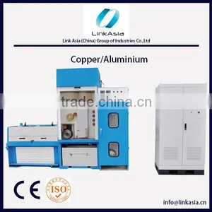 Inlet 0.8-1.2 Outlet 0.08-0.32 Copper Wire/Aluminium Wire Drawing Machine With Annealer Quality Choice thumbnail-1