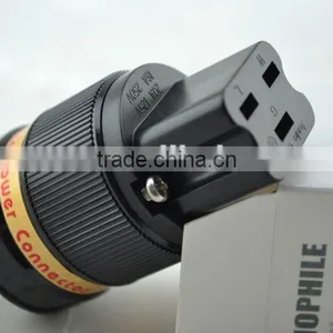 Hi-End BLA20A Red Copper 20A IEC Plug thumbnail-1