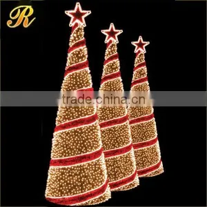 Christmas Decorative Lighted Outdoor Trees thumbnail-1