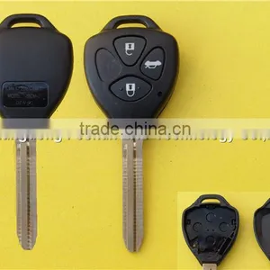Hot Sell Toyota Camry 3 Button Car Key Remote Shell With Toy43 Blade thumbnail-1