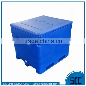 1000L Plastic Storage Tubs for Fish, Chilly Bin Cooler for Fish, Fish Bin Cooler thumbnail-2