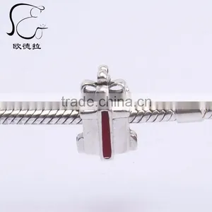 Namel ew New Desing ed Red Enamel Charm Beads thumbnail-5