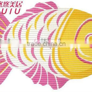 Lovely Fashionable Fish Shape PVC Foam Floor/Bath Mats thumbnail-1