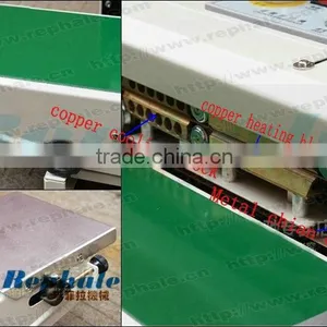 Continuous Plastic Bag Sealing Machine With Batch Number Coding thumbnail-4