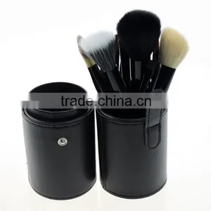 12pcs/set Black Cosmetic Makeup Brushes Set Make up Tool With Leather Cup Holder thumbnail-1