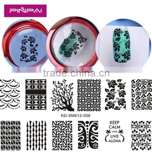 Design Set Nail Art Polish Manicure Transparent Printing Template thumbnail-1
