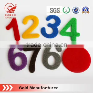 Hook and Loop Alphabet Letters and Numbers Self-sticky 100% Nylon for Colorful T- Shirts thumbnail-3