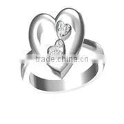 Triple Heart Ring B05150R thumbnail-1