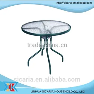 Garden Aluminum Leisure Glass Table thumbnail-1