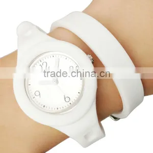 Innovative Silicon Vogue Watches,new Popular Rubber Watch Plastic Timepiece,Japan Movt Silica Watches Fashion,for Christmas Gift thumbnail-1