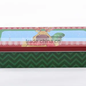 Lovely Design Christmas Recyclable Metal Box Wholesale Tin Can Holiday Gift Tinplate Tin Cans thumbnail-2