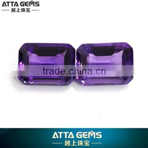 Lab Created Amethyst 16x12mm Synthetic Large Amethyst Crystal thumbnail-2