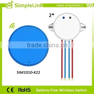 Self Powered 2 Gang Wireless Remote Control Switch With Flexible Paring thumbnail-3