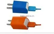 2014 Fashionable Design Factory Wholesale Price Double Color Usb Wall Charger thumbnail-1