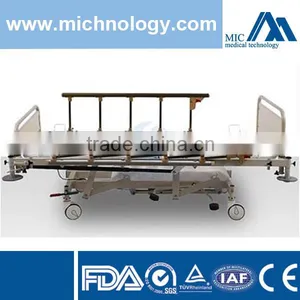 Good Quality Double Crank Manual Hospital Bed thumbnail-3